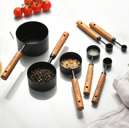 8Pcs Measuring Cups and Spoons
