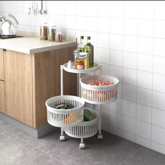 3tier fruit/vegetable corner rack