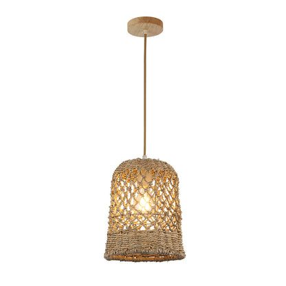 Natural Woven Seagrass Pendant Lamp PL WD25-23