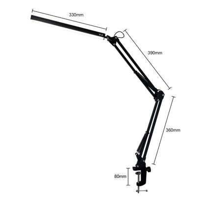 Modern Clamp On LED Desk Lamp with 3 Color Modes and Flexible Arm