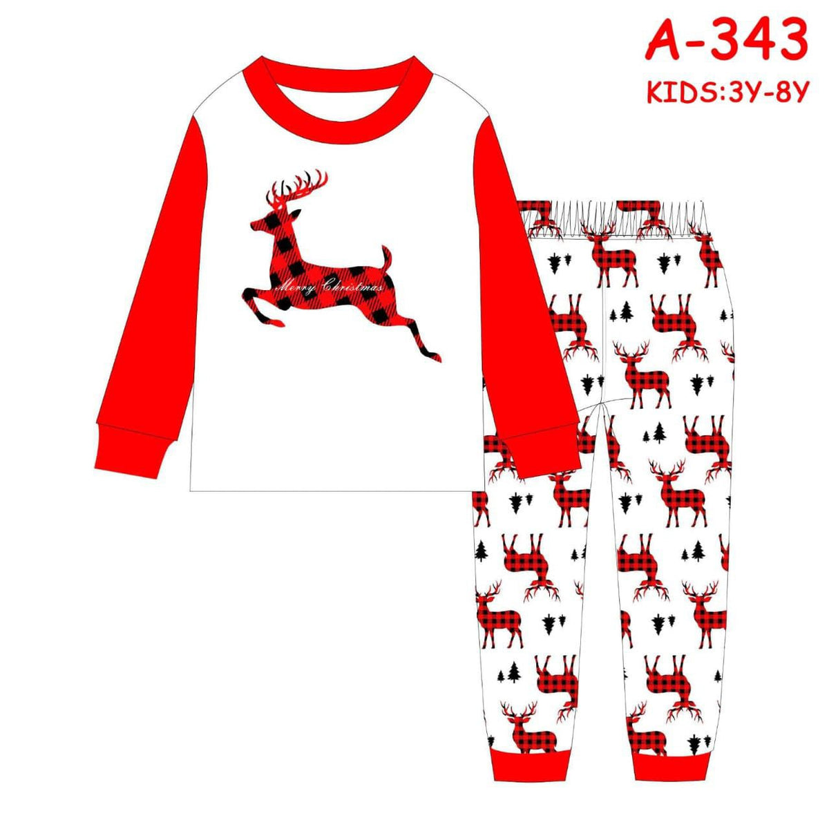 Christmas Pajamas Outfit Set