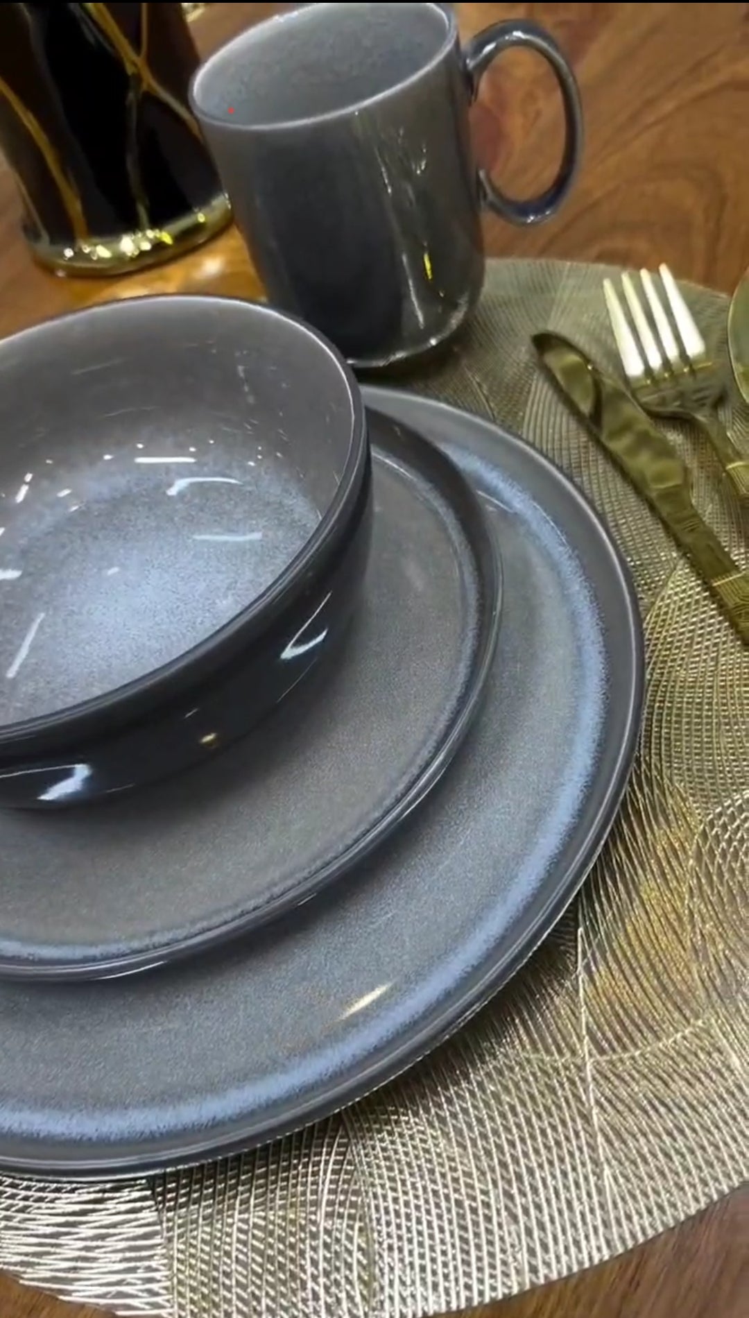 24pc ceramic dinner set