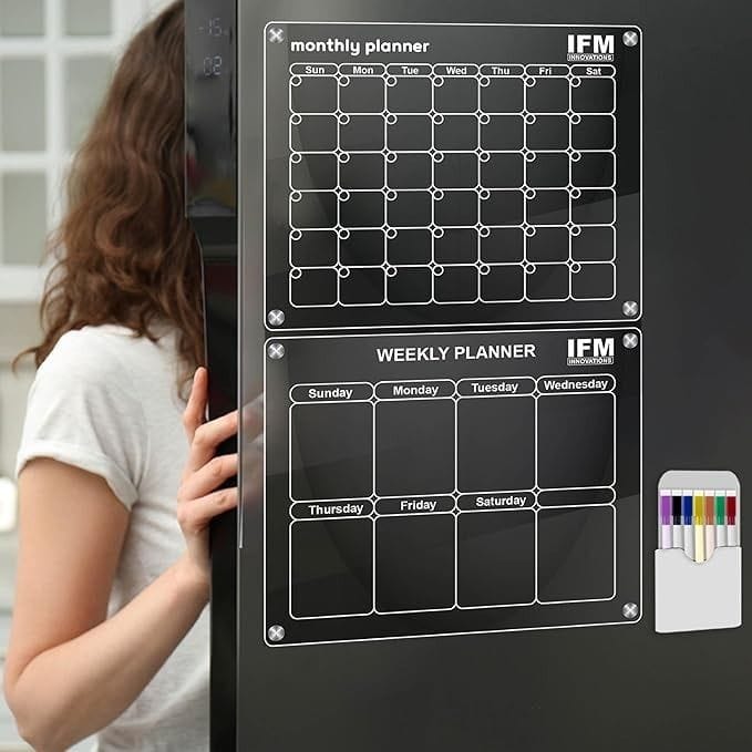 2pc magnetic  fridge planner