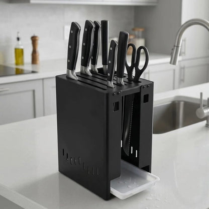 Multifunctional Kitchen Knife Block Organizer