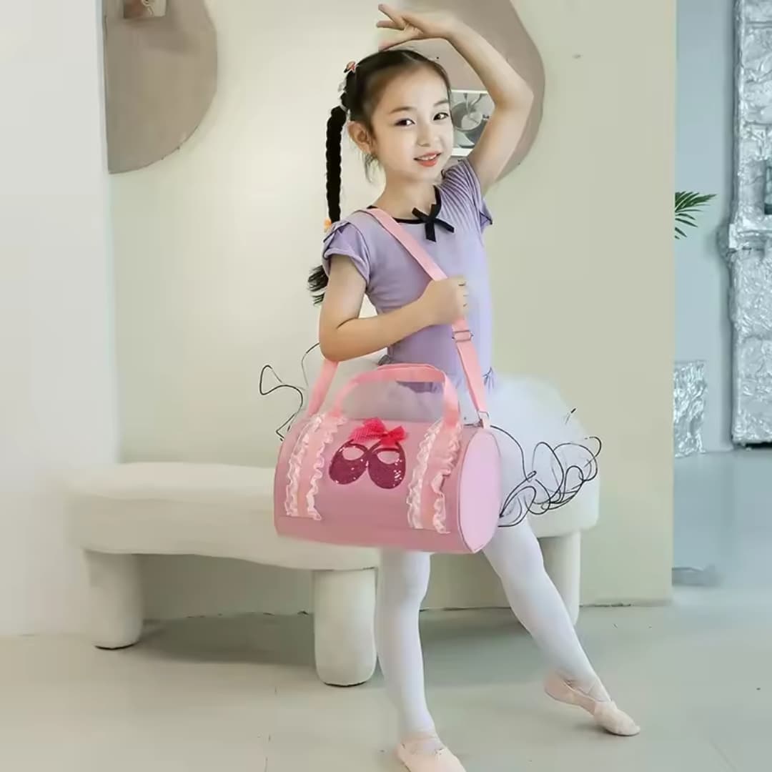 Girls ballet dancing clothes storage bag