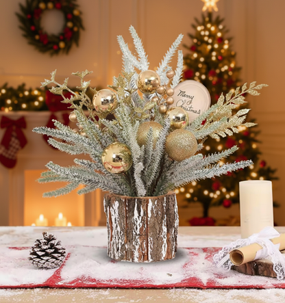 1Pc tabletop christmas tree stump