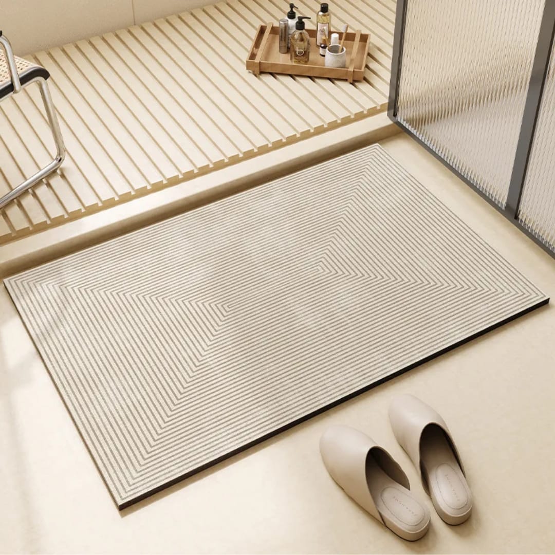 Geometric Kitchen And Door Entry Mat