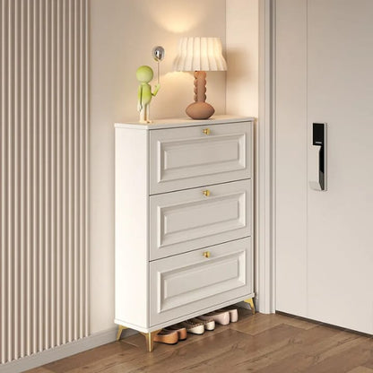Modern bucket flip shoe cabinet