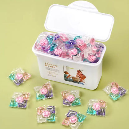 5 in 1 Laundry Detergent Beads  |50 Pack Gha