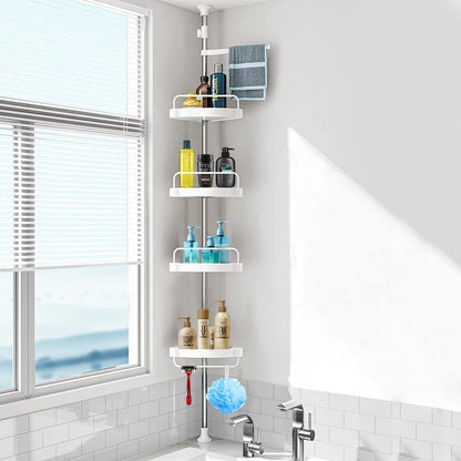 4layer multicorner shelf tension pole