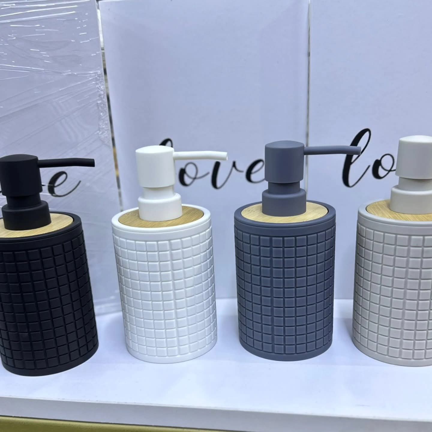 Bamboo Lotion pump bottle