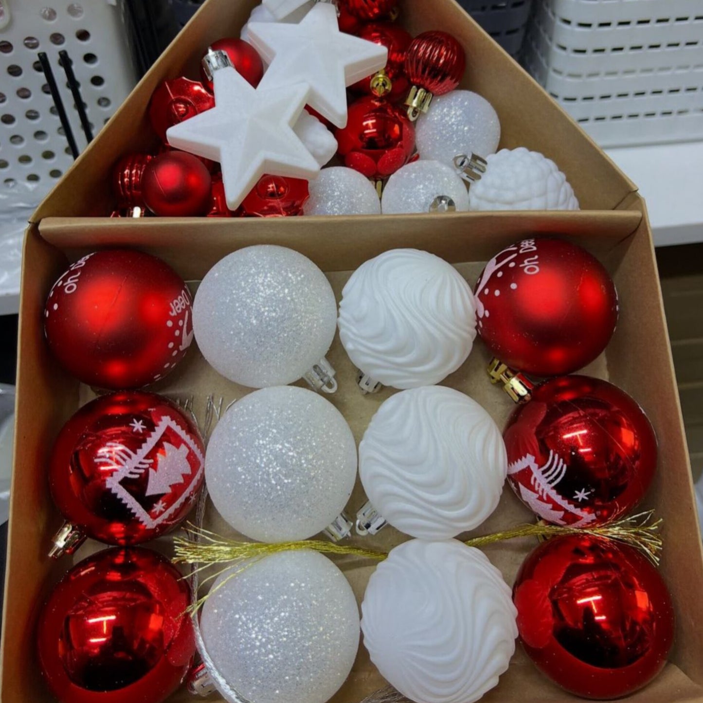 35 pcs Christmas balls and decor