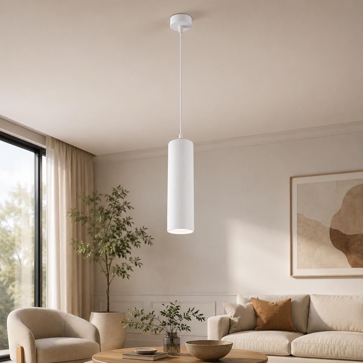 Fitting Ceiling Spot Lamp With GU10  LL 1013-GU-WH