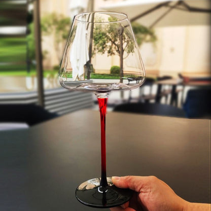 2Pcs Burgundy Wine Glasses
