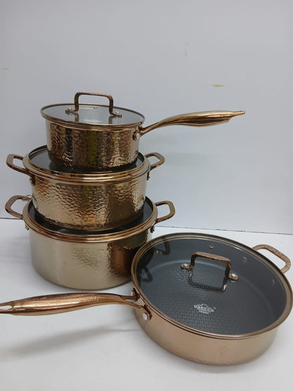 8 Pcs  Stainless Steel Cookware Set