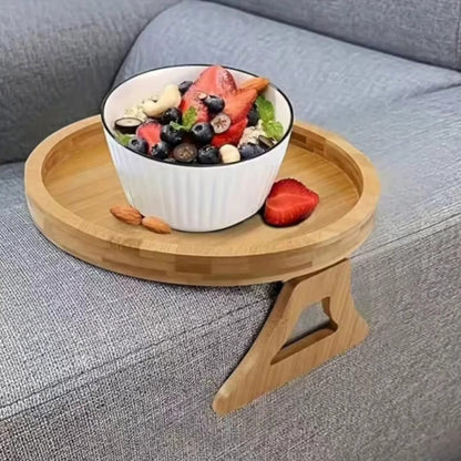 Bamboo Sofa Armrest Tray