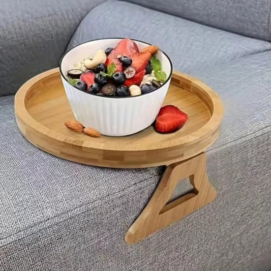 Bamboo Sofa Armrest Tray