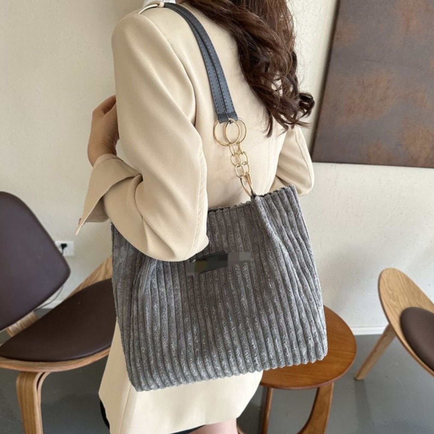Ladies shoulder tote bag