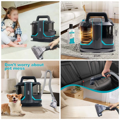 Wet and dry sofa vacuum cleaning machine gha
