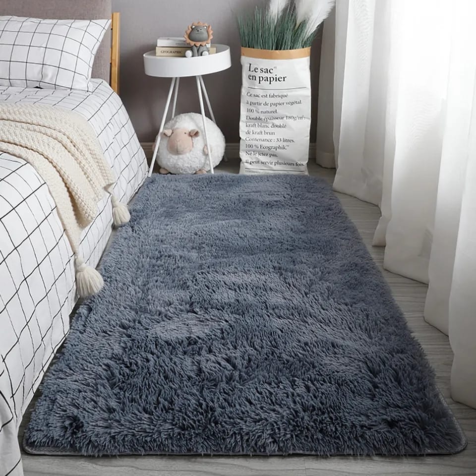 4*6 fluffy bedside carpets