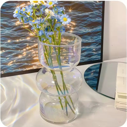 Circular mid flower vase
