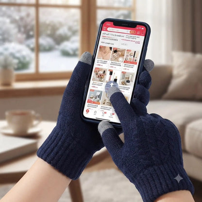 Warm Winter Touchscreen Woolen Gloves