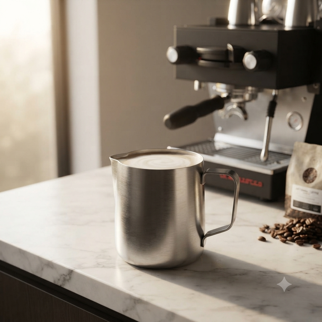 Stainless Milk Jug HM-BA236 BA SS 3Oz