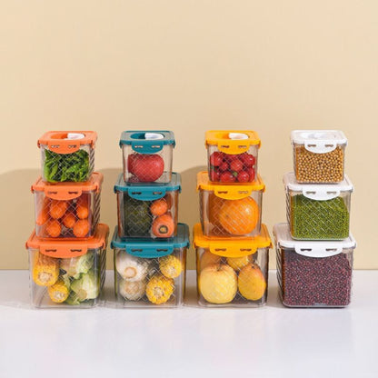 3Pcs Acrylic Fridge Storage Containers