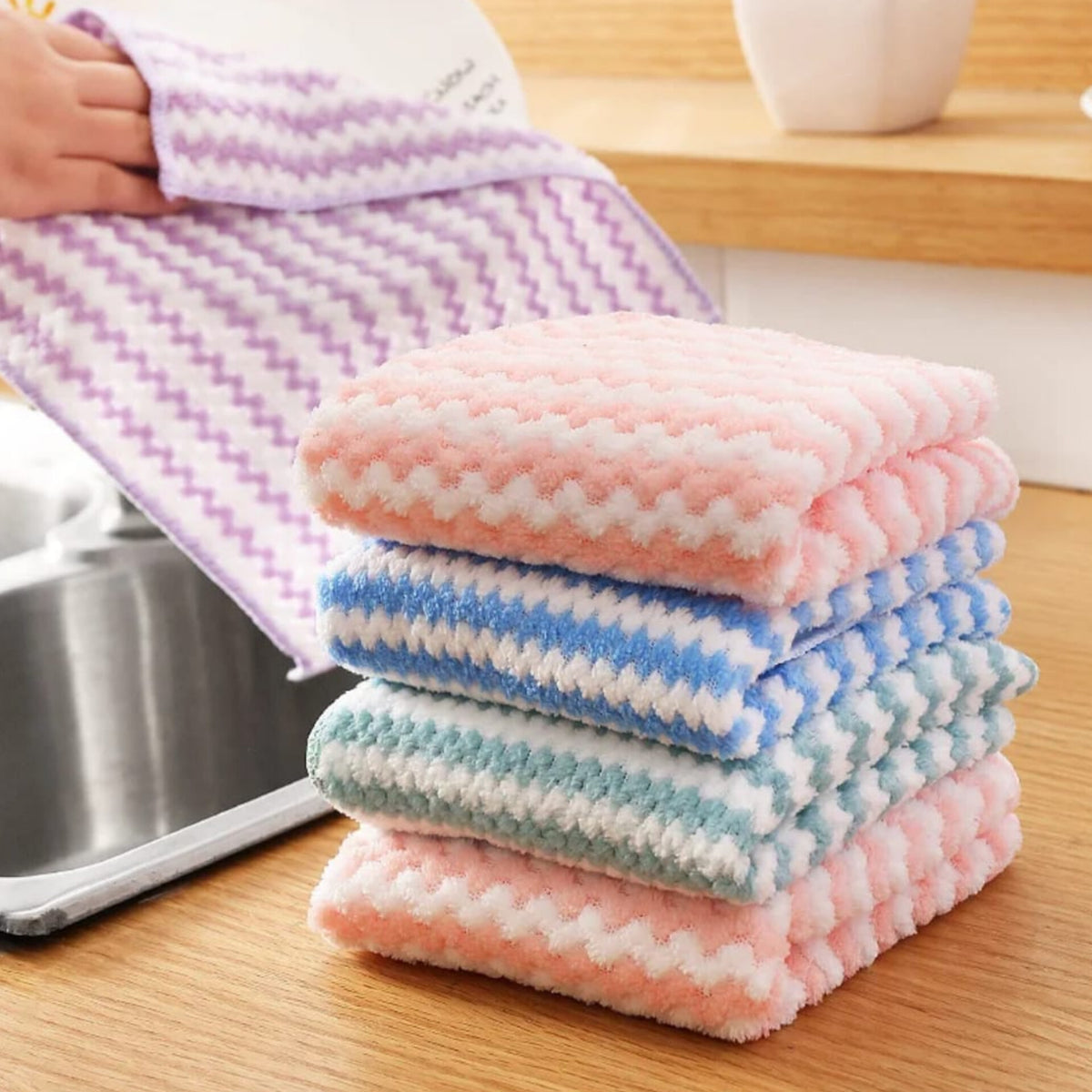 12pcs Microfiber Surface Towels
