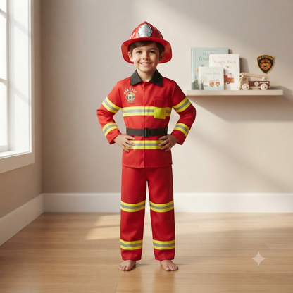 Professional children Fireman costume