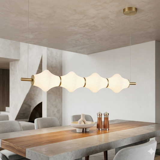 Linear Segmented Chandelier