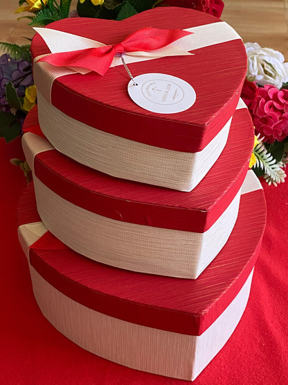 3 in 1 Heart Shaped Gift Packaging Boxes