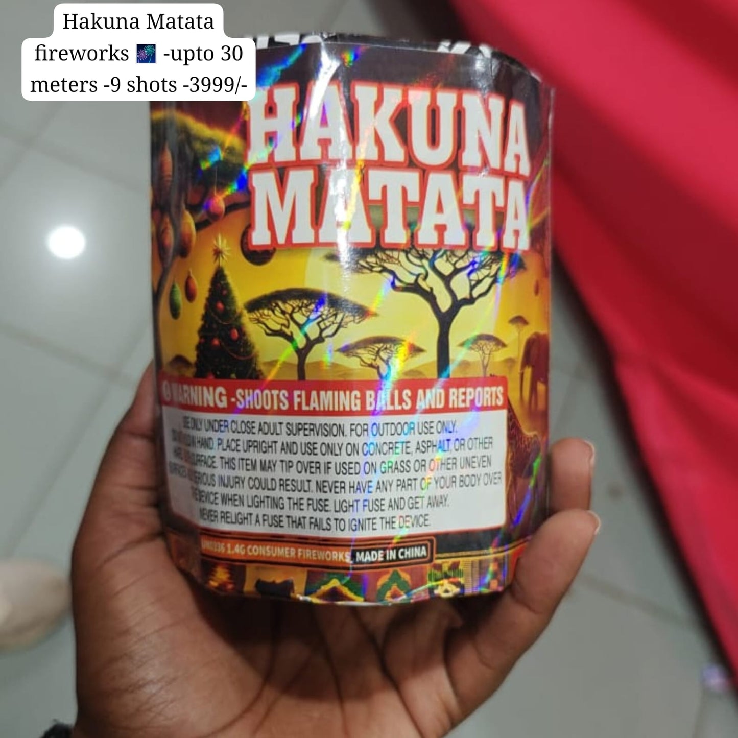 Assorted New Year Blooming Fire Works with License