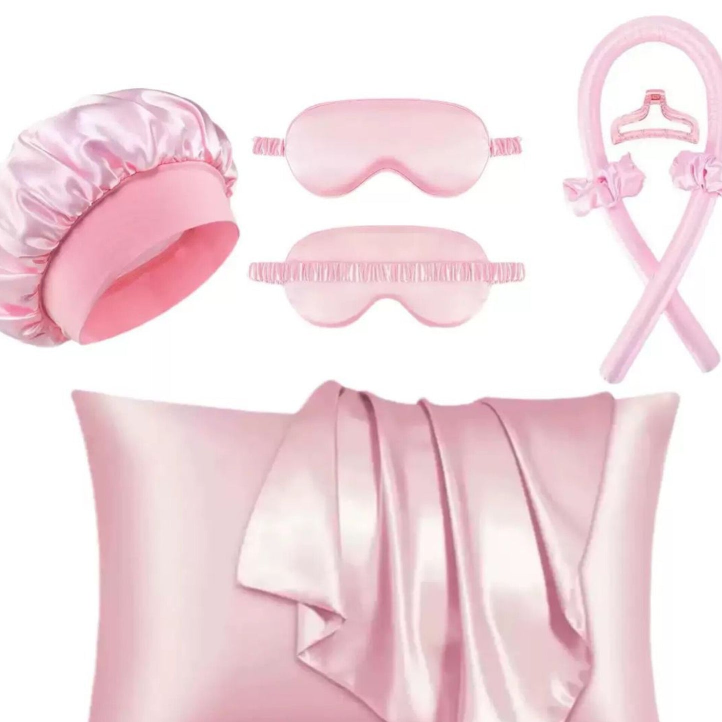7 in 1 Silk Sleeping and Hair Care Set Gha
