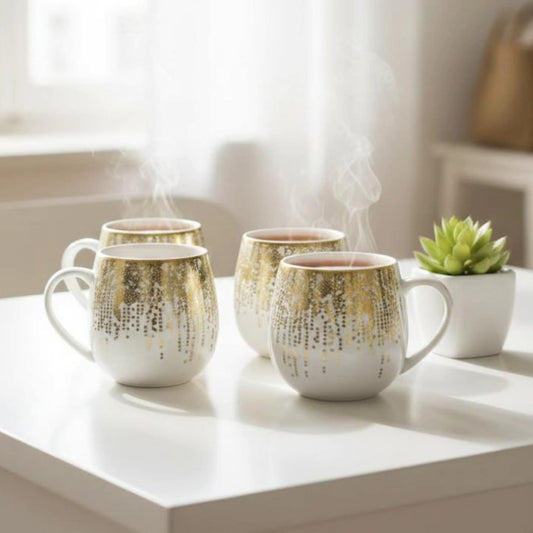 6Pc Ceramic Tea Mugs
