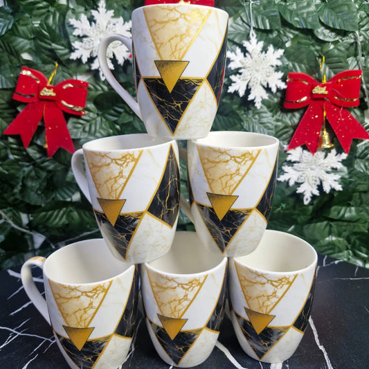 6pcs Ceramic coffee/tea mug set