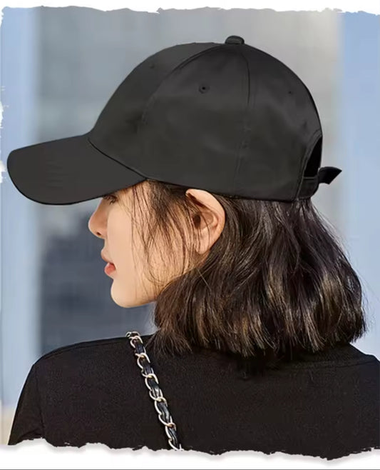 Curly wig and cap attached hat hair extensions connected