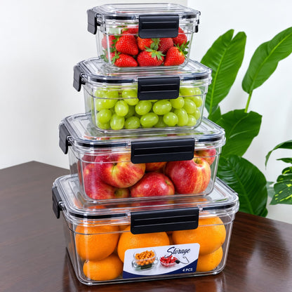 Transparent Airtight Pantry Storage Boxes