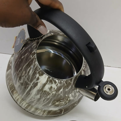 3.5L Marble Stainless Steel Whistling Kettle