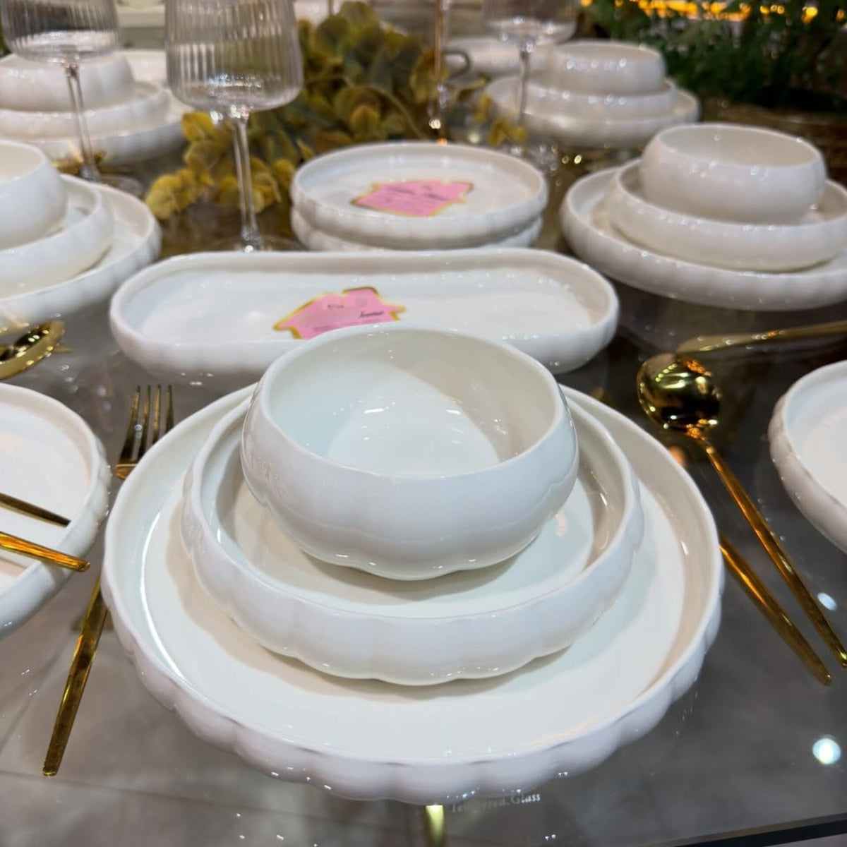 25Pcs Ceramic Dinner Set