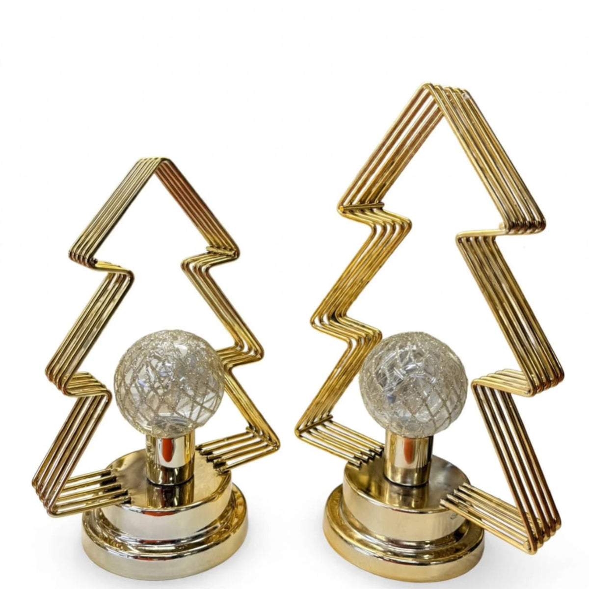 Gold Crystal Lamp