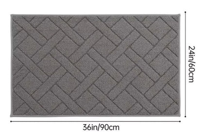 Anti slip entryway mat