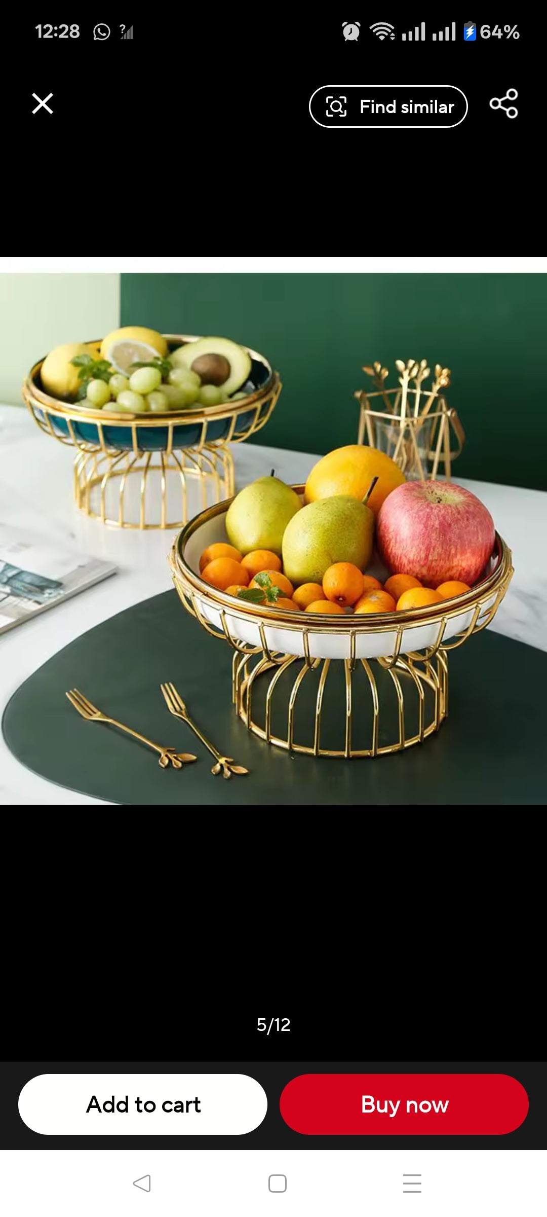 Ceramic fruit plate
