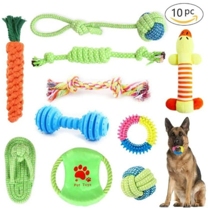 10Pcs Dog Toys gha