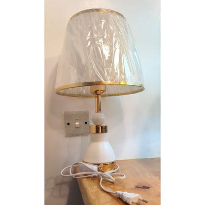 White and Gold Table Lamp
