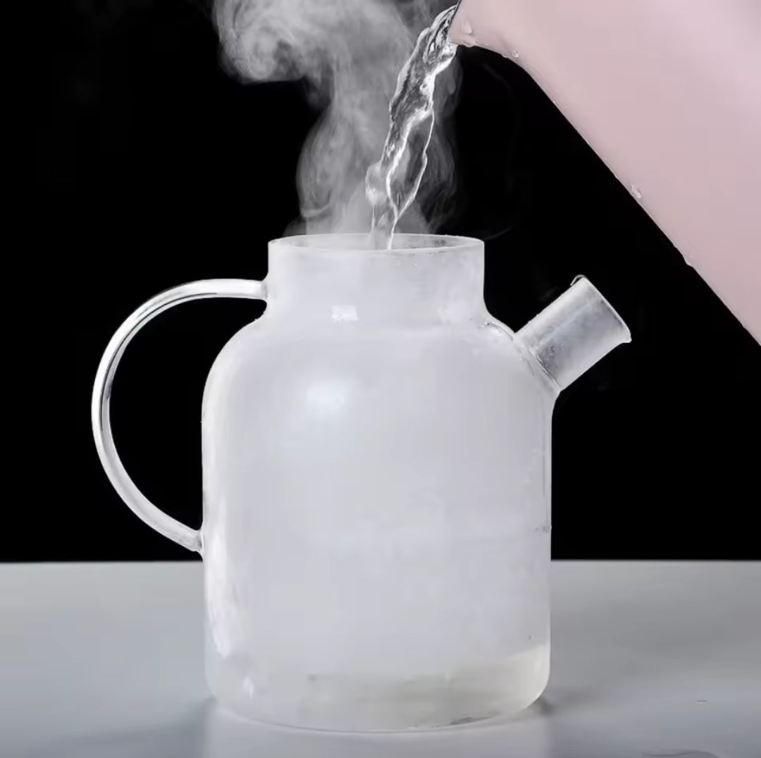1.5 Litre Borosilicate Glass Jug with Bamboo Lid