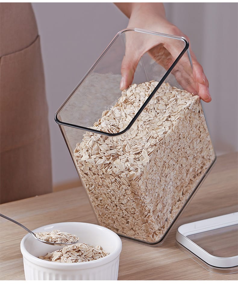 Acrylic airtight cereal containers
