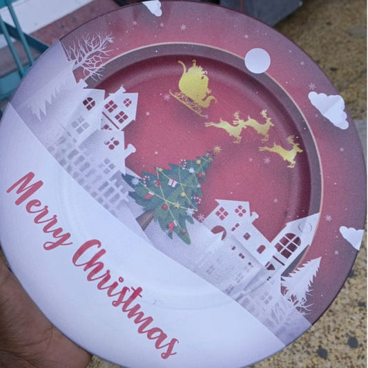 6Pc Christmas Charger Plates