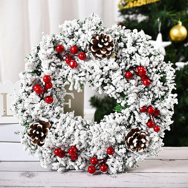 32cm Front Door Christmas pine cone