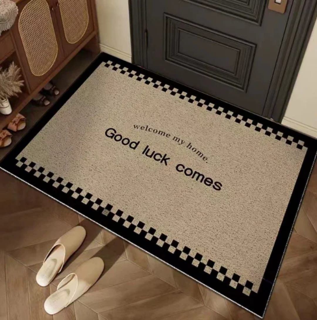Geometric Kitchen And Door Entry Mat